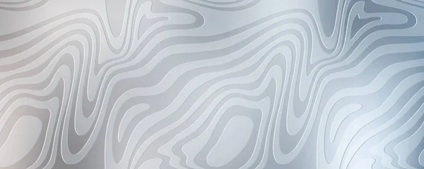Vit Papercut bakgrund med vågor. Vektor 3d Illustration. Abstrakt geometrisk minimalistisk omslagsdesign — Stock vektor