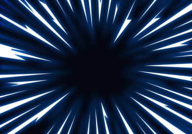 Parlak Yıldırımlı Vektör Patlama Arkaplanı. Soyut Parlak Enerji Elektrik Efekti.