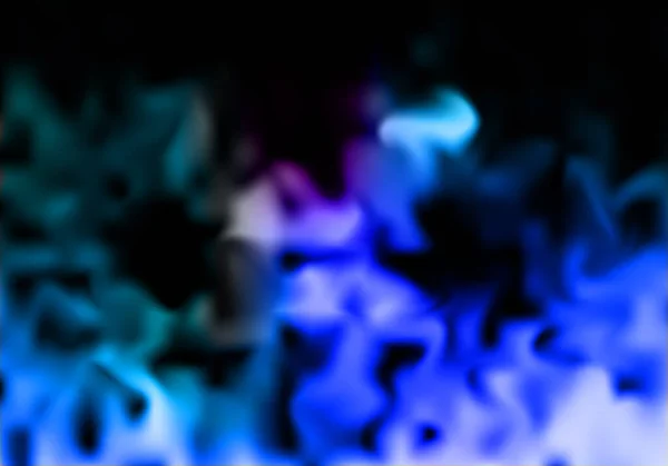 Fondo Oscuro Abstracto Con Patrón Borroso Azul Ilustración Llama Azul — Archivo Imágenes Vectoriales