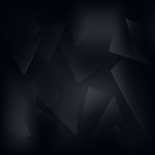 Vecteur Fond Noir Avec Verre Cassé Explosion Destruction Illustration Surface — Image vectorielle