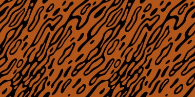 Leopar desenli kusursuz desen. Soyut Şekil Biçimli Vektör Resimleri. Egzotik vahşi hayvan dokusu. Lekeli Minimalist Arkaplan