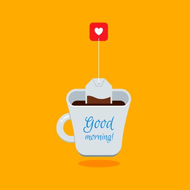 Good Morning Tea Illustration