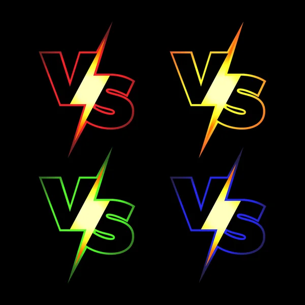 Icônes vectorielles Versus — Image vectorielle