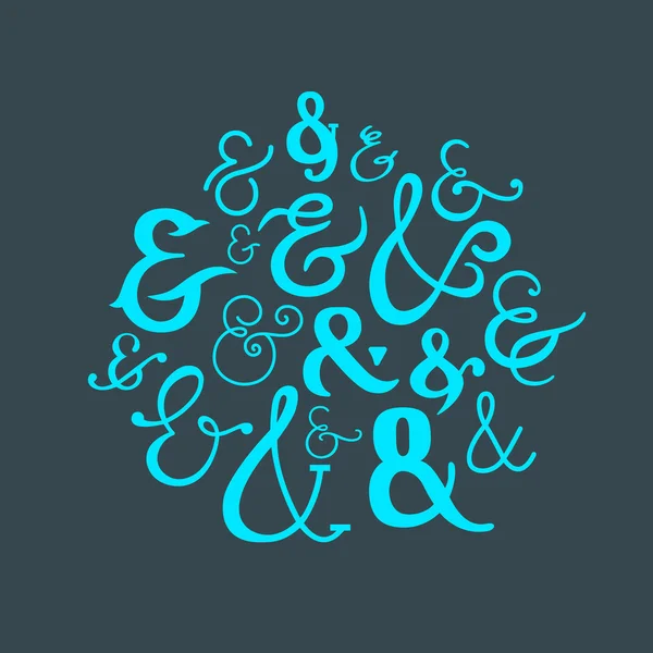 Collection de logogrammes vectoriels — Image vectorielle