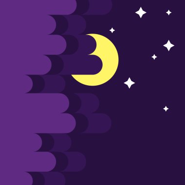 Gece gökyüzü arkaplanı