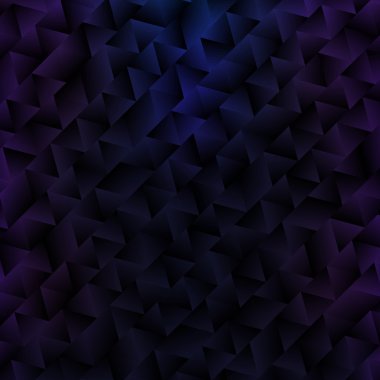 Black and Purple Abstract Background with Triangles