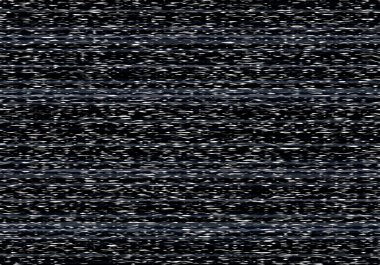 Bad Television Signal Illustration