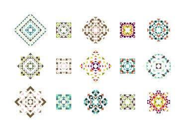Beautiful Set of Geometric Ethnic Patterns