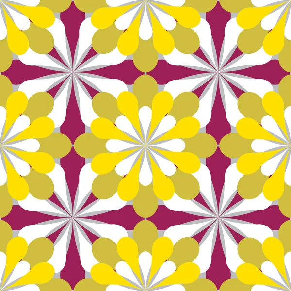 Pattern with stylized flovers — Διανυσματικό Αρχείο