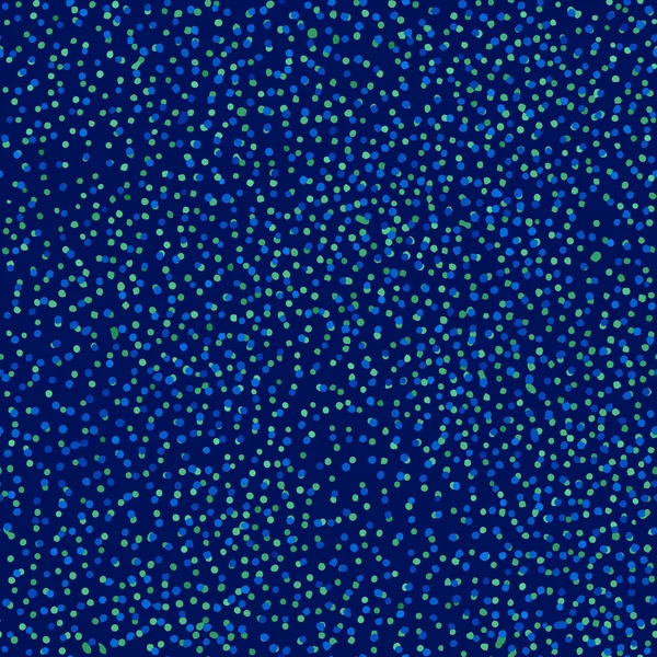 Dotted blue and green seamless pattern. — Stockvector