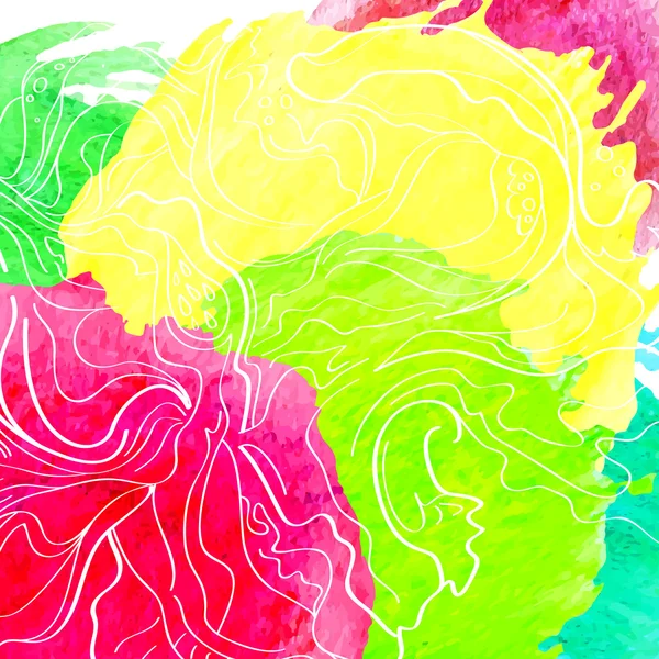 Vibrant vector illustration on indian holi festival. — ストックベクタ