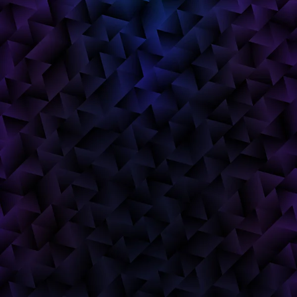 Black and Purple Abstract Background with Triangles — Stock vektor