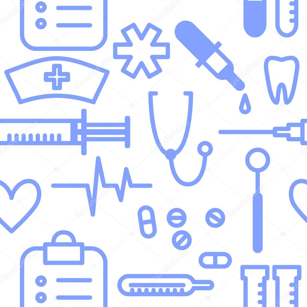 medical seamless pattern