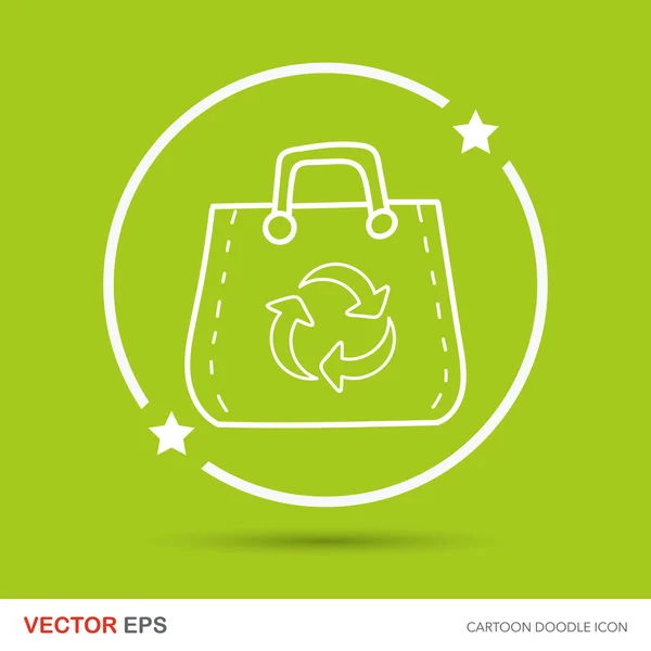 Bolo doodle vector — Vetor de Stock