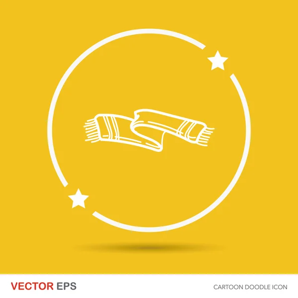 Bolo doodle vector — Vetor de Stock