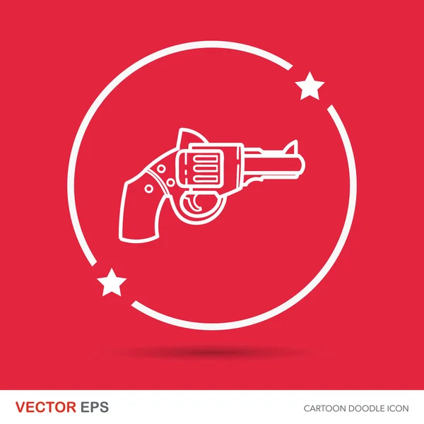 Weapon doodle vector — Stock Vector