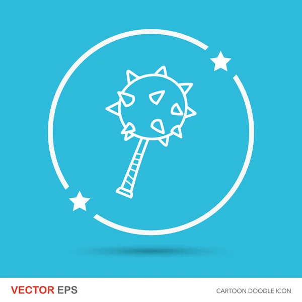 Weapon doodle vector — Stock Vector