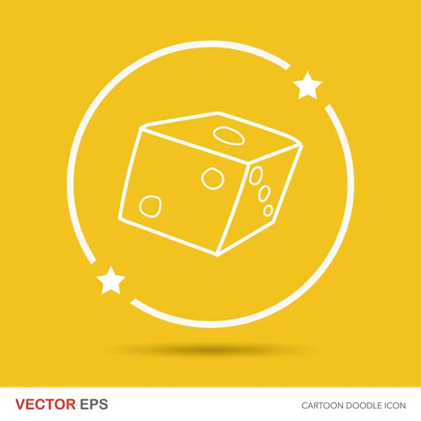 Pintura doodle vector — Vector de stock