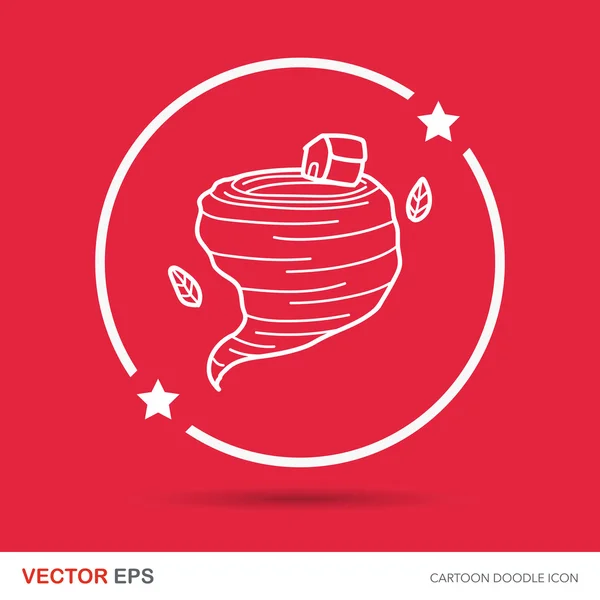 Vector doodle submarino — Vector de stock