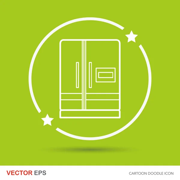 Vector doodle submarino — Vector de stock