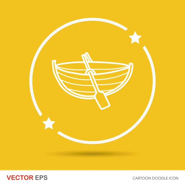 Shrimp doodle vector — Stock Vector
