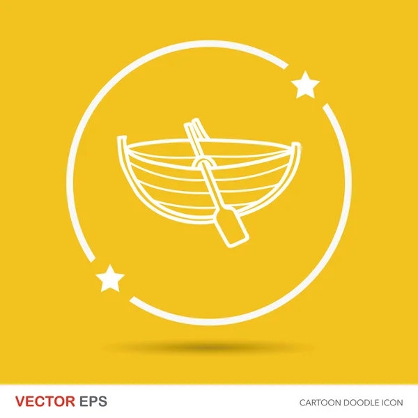 Camarones doodle vector — Vector de stock