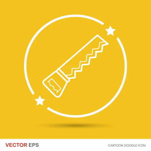 Camarones doodle vector — Vector de stock