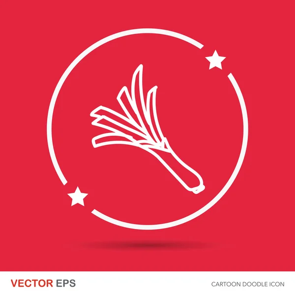 Meat doodle vector — Stock Vector