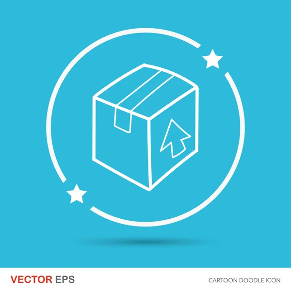 Vetor doodle carne — Vetor de Stock