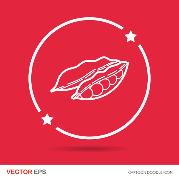 Ajedrez doodle vector icono — Vector de stock