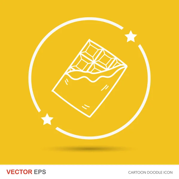 Ajedrez doodle vector icono — Vector de stock