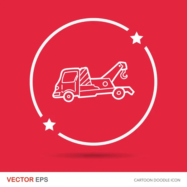 Truck color doodle — Stock vektor