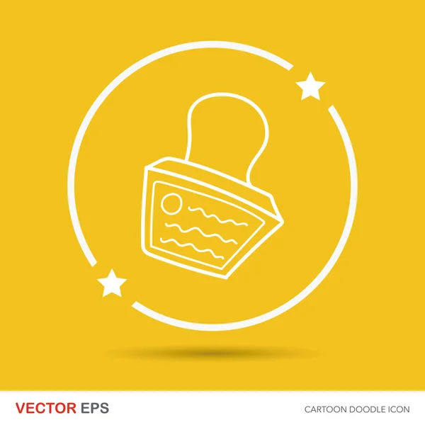 Stamp doodle vector illustration — Stock Vector