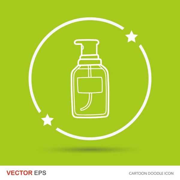 Lotion Doodle Vektor Illustration — Stockvektor