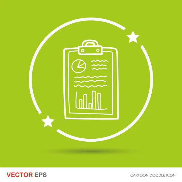 Gráfico de archivos doodle vector ilustración — Vector de stock