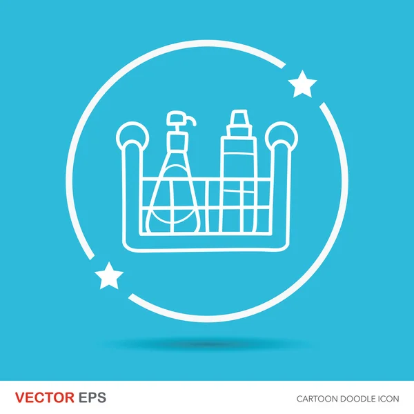 Sampon doodle vector ilustrare — Vector de stoc