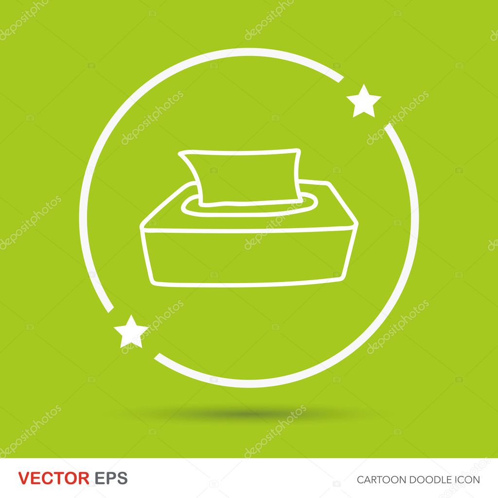 tissue paper doodle vector illustration