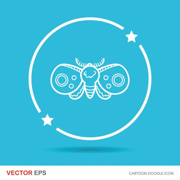 Bug doodle vector ilustración — Vector de stock