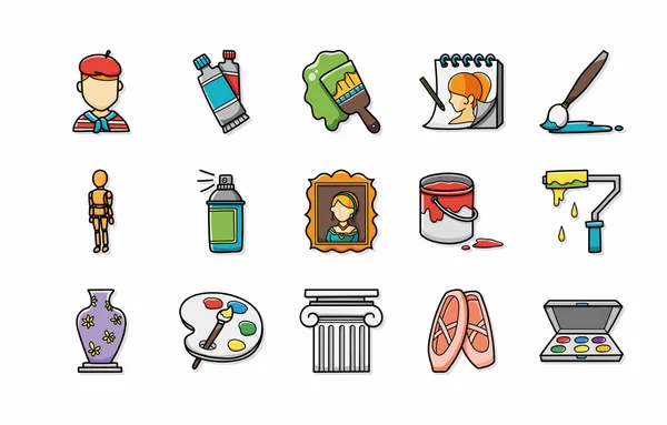 Sanat ve çizim simgeler kümesi, eps10