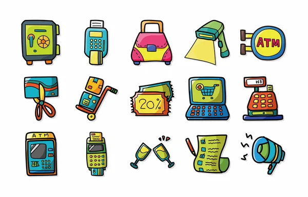 Shopping icons set,eps10 — Stock Photo, Image