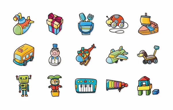 Children toys icons set,eps10 — Stock Photo, Image