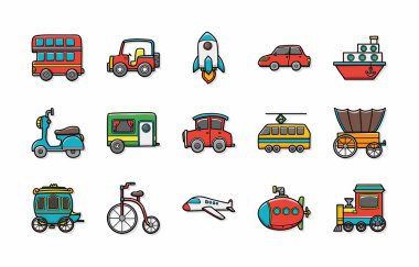 Ulaşım simgeler kümesi, eps10