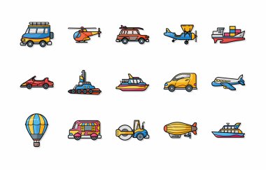 Ulaşım simgeler kümesi, eps10