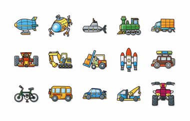 Ulaşım simgeler kümesi, eps10