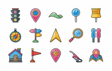 Konumu ve gezinti simgeler kümesi, eps10