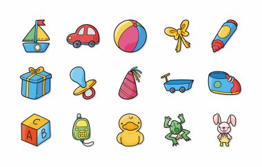 Yeni doğan bebek simgeler kümesi, eps10