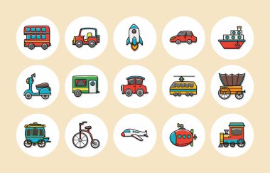 Ulaşım simgeler kümesi, eps10