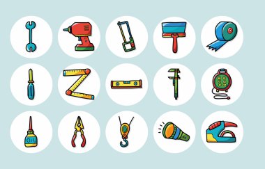 Çalışan araçlar simgeler kümesi, eps10