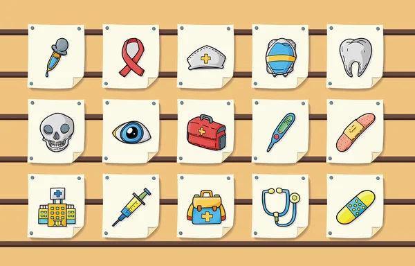 Hastane ve tıp Icons set, eps10 — Stok Vektör