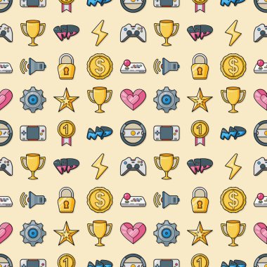 Fantezi oyun simgeleri hazır, eps10